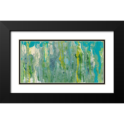 Molten Glass I Black Modern Wood Framed Art Print with Double Matting by Ludwig, Alicia