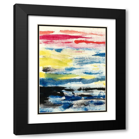 Partly Sunny I Black Modern Wood Framed Art Print with Double Matting by Ludwig, Alicia