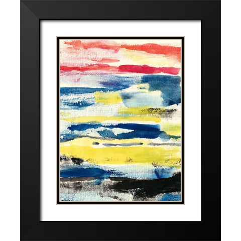 Partly Sunny II Black Modern Wood Framed Art Print with Double Matting by Ludwig, Alicia