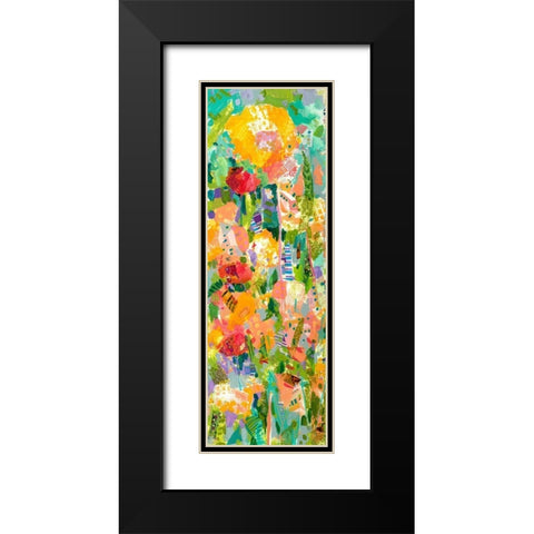 Lime Garden I Black Modern Wood Framed Art Print with Double Matting by Grim, Tara Funk