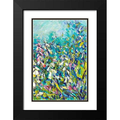 Joy in the Garden II Black Modern Wood Framed Art Print with Double Matting by Grim, Tara Funk