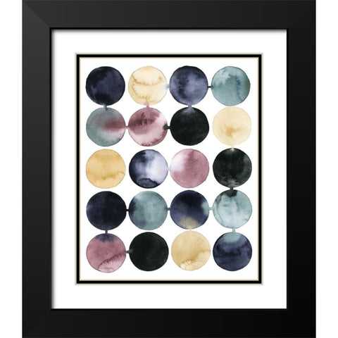 Connective I Black Modern Wood Framed Art Print with Double Matting by Popp, Grace