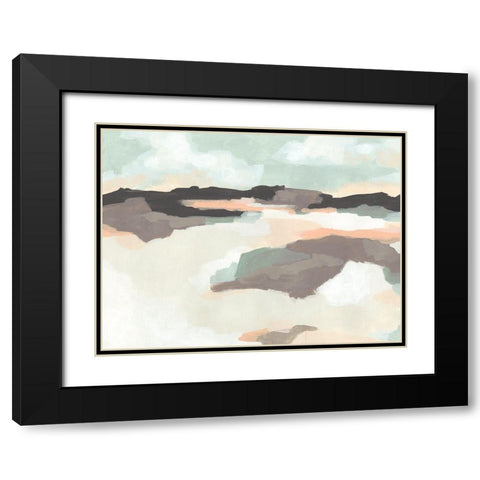 Dreaming Fields I Black Modern Wood Framed Art Print with Double Matting by Vess, June Erica