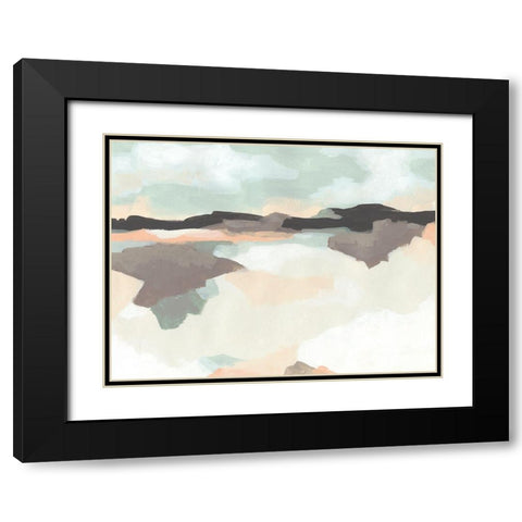 Dreaming Fields II Black Modern Wood Framed Art Print with Double Matting by Vess, June Erica