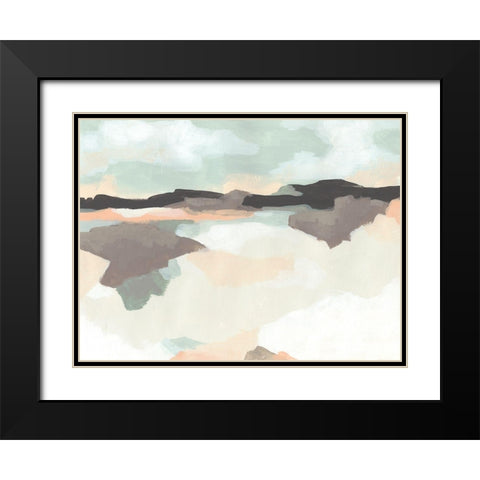 Dreaming Fields II Black Modern Wood Framed Art Print with Double Matting by Vess, June Erica