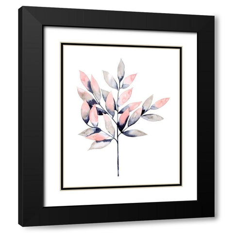 Midnight Branch II Black Modern Wood Framed Art Print with Double Matting by Popp, Grace