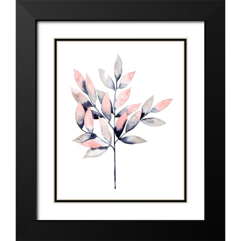 Midnight Branch II Black Modern Wood Framed Art Print with Double Matting by Popp, Grace