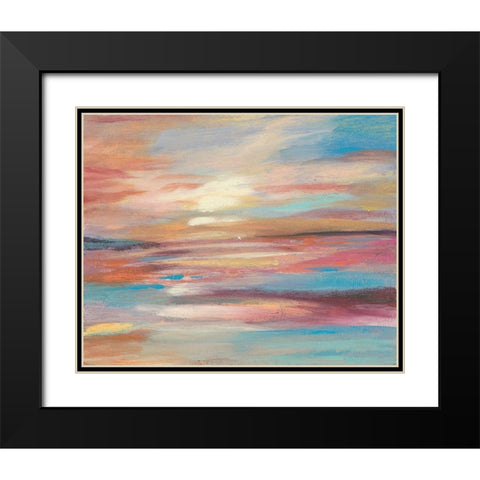 Sunset Light IV Black Modern Wood Framed Art Print with Double Matting by Goldberger, Jennifer