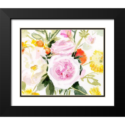 Loose Arrangement III Black Modern Wood Framed Art Print with Double Matting by Borges, Victoria