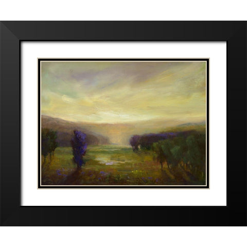 Carried by the Light Black Modern Wood Framed Art Print with Double Matting by Finch, Sheila