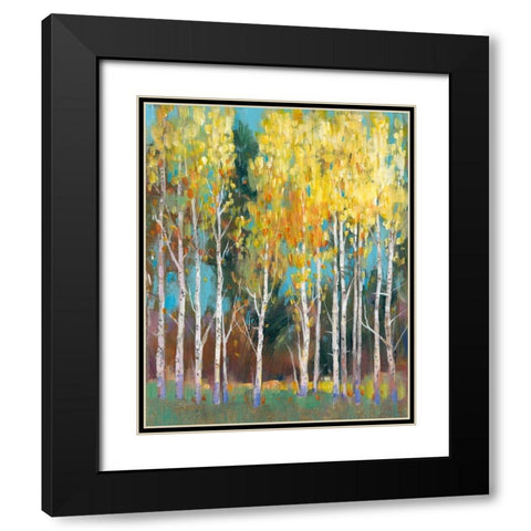 Aspen Grove II Black Modern Wood Framed Art Print with Double Matting by OToole, Tim