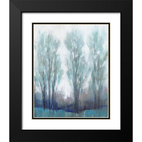 Through the Clearing I Black Modern Wood Framed Art Print with Double Matting by OToole, Tim