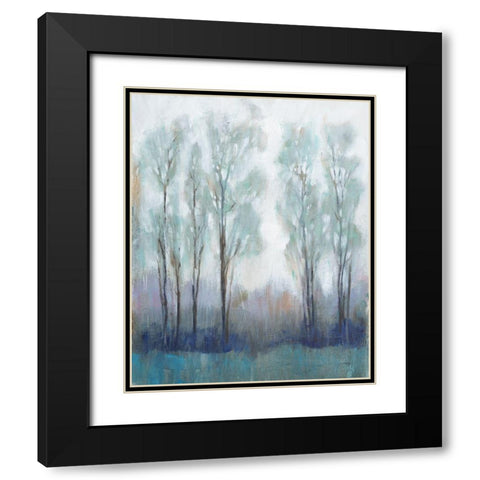 Through the Clearing II Black Modern Wood Framed Art Print with Double Matting by OToole, Tim