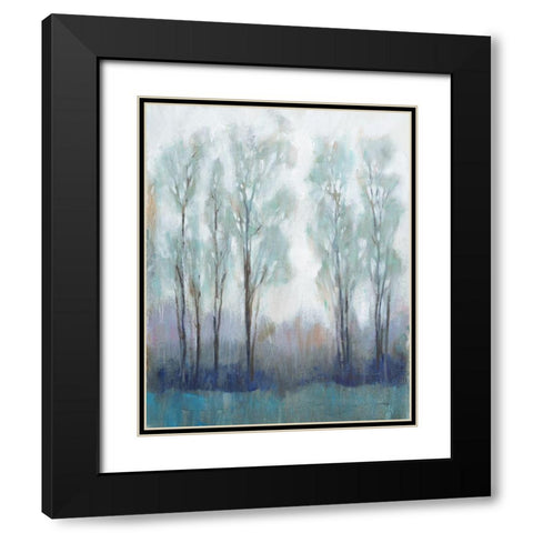 Through the Clearing II Black Modern Wood Framed Art Print with Double Matting by OToole, Tim