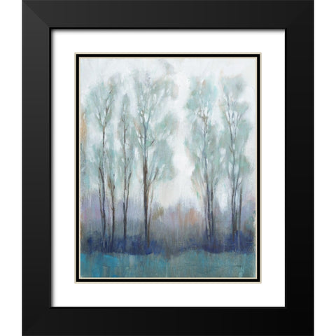 Through the Clearing II Black Modern Wood Framed Art Print with Double Matting by OToole, Tim