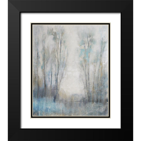 Through the Clearing III Black Modern Wood Framed Art Print with Double Matting by OToole, Tim