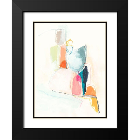 Factotum I Black Modern Wood Framed Art Print with Double Matting by Vess, June Erica
