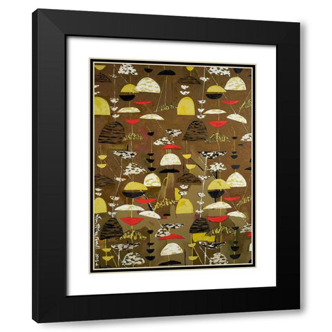 Slate Arrangement I Black Modern Wood Framed Art Print with Double Matting by Ferrell, Erin McGee