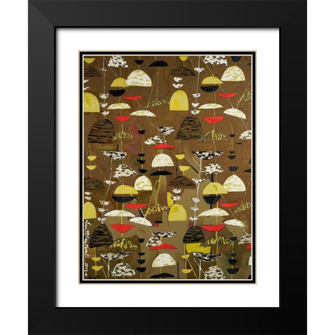 Slate Arrangement I Black Modern Wood Framed Art Print with Double Matting by Ferrell, Erin McGee