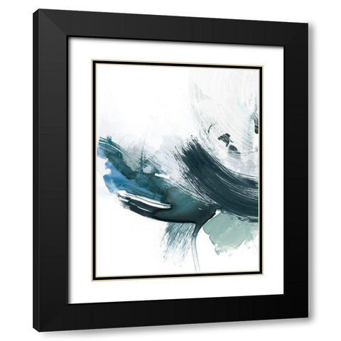 Coastal Crush I Black Modern Wood Framed Art Print with Double Matting by Borges, Victoria