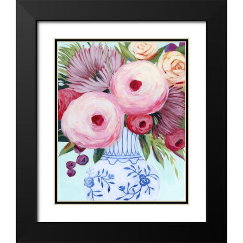 Clarity Blooms II Black Modern Wood Framed Art Print with Double Matting by Popp, Grace