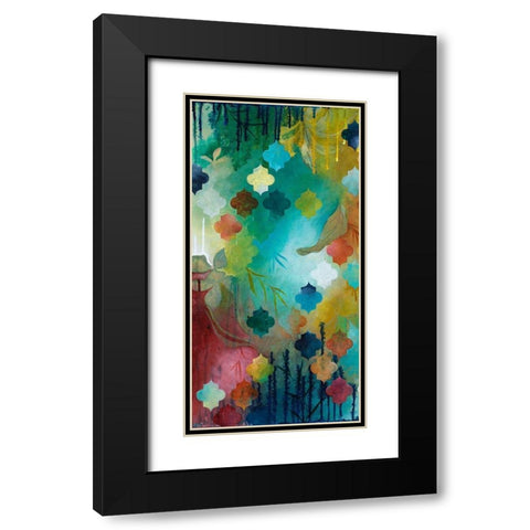 Exoticism I Black Modern Wood Framed Art Print with Double Matting by Robinson, Heather