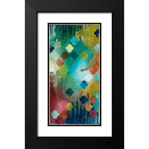 Exoticism I Black Modern Wood Framed Art Print with Double Matting by Robinson, Heather