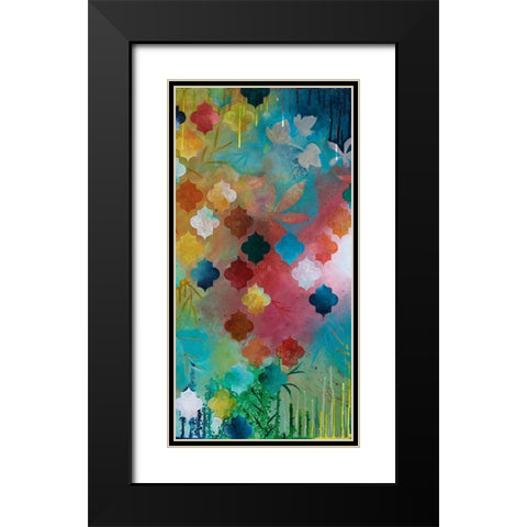 Exoticism II Black Modern Wood Framed Art Print with Double Matting by Robinson, Heather