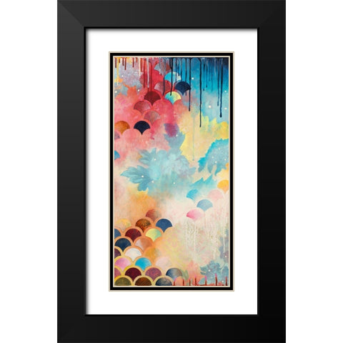 Etiquette II Black Modern Wood Framed Art Print with Double Matting by Robinson, Heather