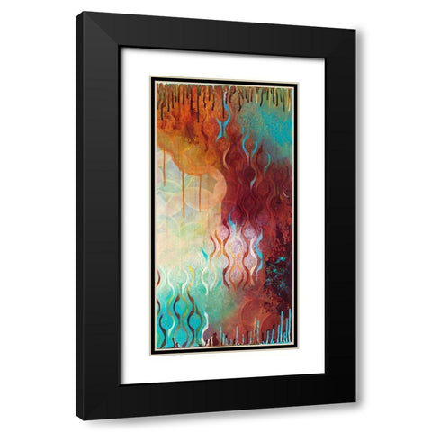 Compliance II Black Modern Wood Framed Art Print with Double Matting by Robinson, Heather