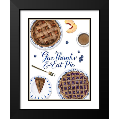 Sweet As Pie II Black Modern Wood Framed Art Print with Double Matting by Popp, Grace