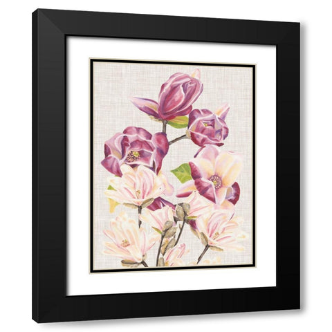 April in Paris II Black Modern Wood Framed Art Print with Double Matting by Miller, Dianne