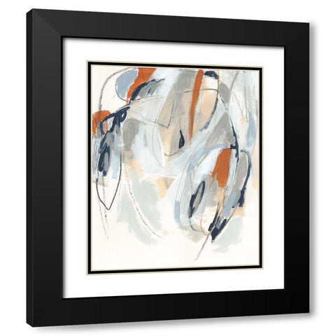 Obfuscation I Black Modern Wood Framed Art Print with Double Matting by Vess, June Erica