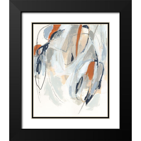 Obfuscation I Black Modern Wood Framed Art Print with Double Matting by Vess, June Erica