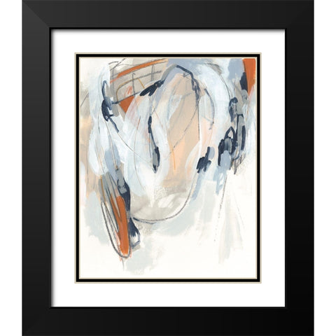 Obfuscation II Black Modern Wood Framed Art Print with Double Matting by Vess, June Erica