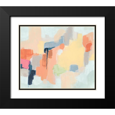 Cartographers Dream II Black Modern Wood Framed Art Print with Double Matting by Vess, June Erica