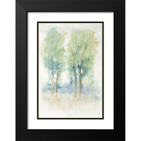 Spontaneous Landscape I Black Modern Wood Framed Art Print with Double Matting by OToole, Tim