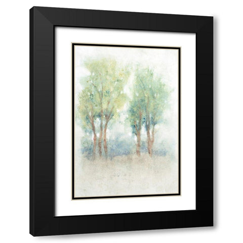 Spontaneous Landscape II Black Modern Wood Framed Art Print with Double Matting by OToole, Tim