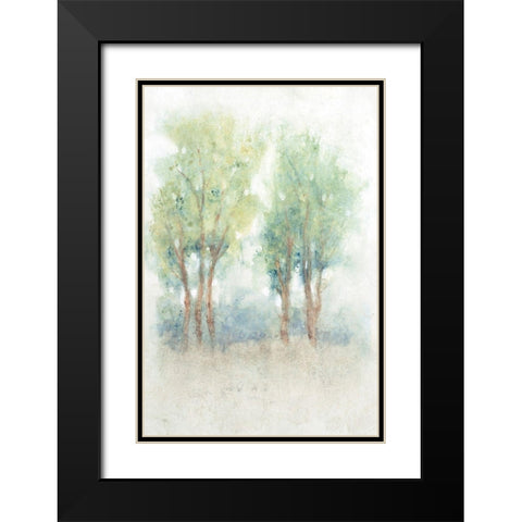 Spontaneous Landscape II Black Modern Wood Framed Art Print with Double Matting by OToole, Tim