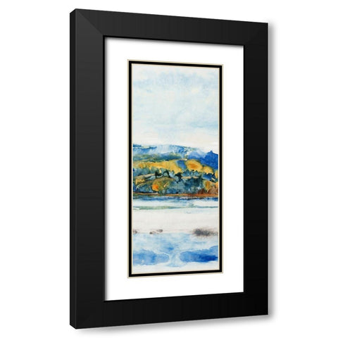 Island Mist II Black Modern Wood Framed Art Print with Double Matting by OToole, Tim