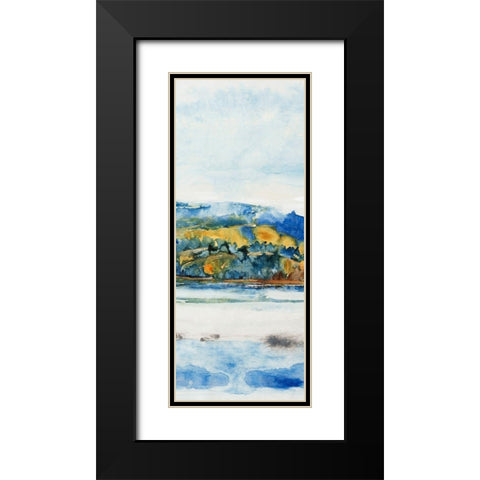 Island Mist II Black Modern Wood Framed Art Print with Double Matting by OToole, Tim