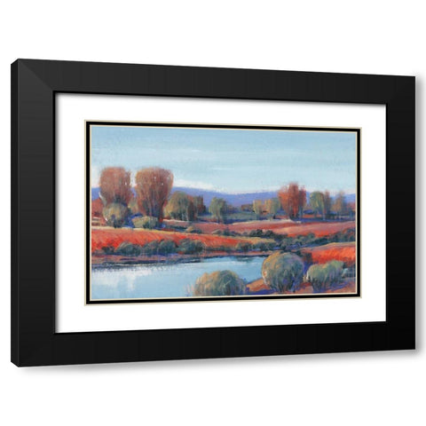 Hidden Creek I Black Modern Wood Framed Art Print with Double Matting by OToole, Tim