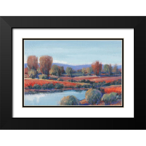 Hidden Creek I Black Modern Wood Framed Art Print with Double Matting by OToole, Tim