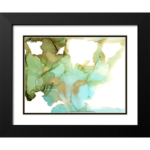 Spa Cavern II Black Modern Wood Framed Art Print with Double Matting by Goldberger, Jennifer