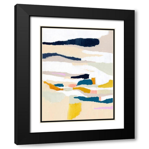 Woven Together I Black Modern Wood Framed Art Print with Double Matting by Borges, Victoria