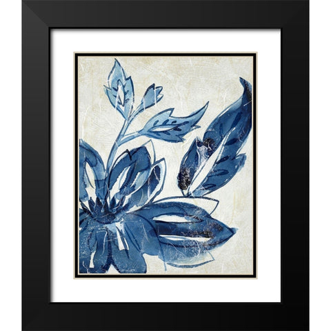 Porcelain Sample III Black Modern Wood Framed Art Print with Double Matting by Zarris, Chariklia