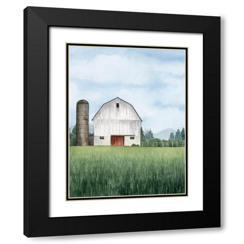 Northern Acreage II Black Modern Wood Framed Art Print with Double Matting by Popp, Grace