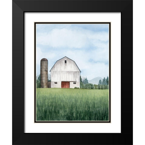 Northern Acreage II Black Modern Wood Framed Art Print with Double Matting by Popp, Grace