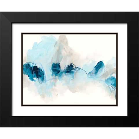 Geode Coast I Black Modern Wood Framed Art Print with Double Matting by Vess, June Erica