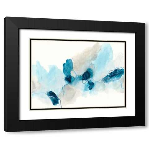 Geode Coast II Black Modern Wood Framed Art Print with Double Matting by Vess, June Erica